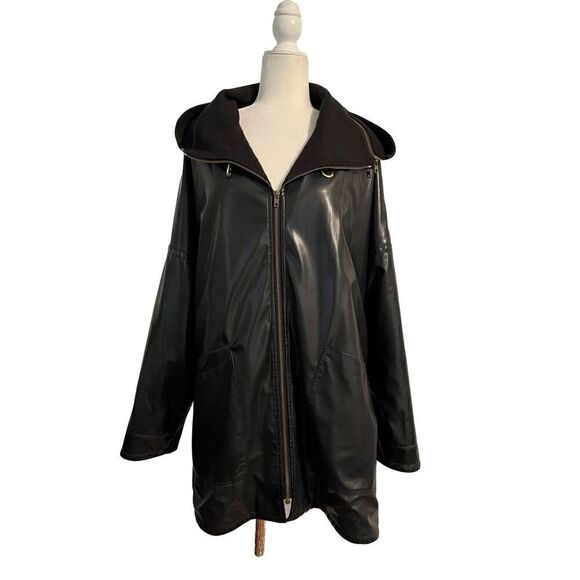 Vintage Oxford Street Paris faux leather jacket - Picture 1 of 10